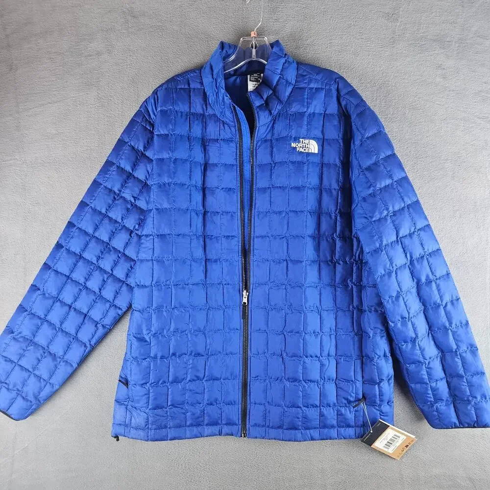 The North Face Thermo Insulated Jacket Blue‎ Men's XXL Outdoor Hiking